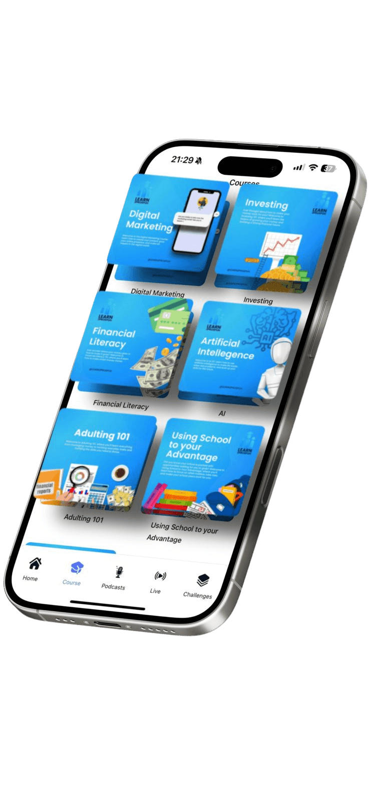 Mobile app preview